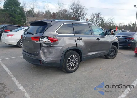 2019 Toyota Highlander Xle from USA, damaged, VIN 5TDJZRFH9KS601497